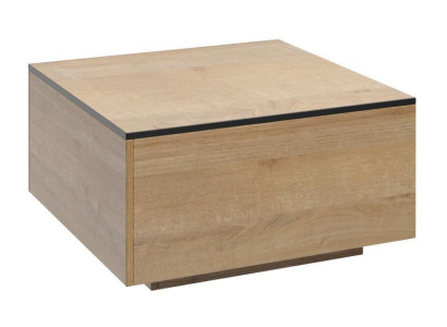Side Table Coffee table Real Wood Furnishings Furniture Oak 80x80cm new Tables